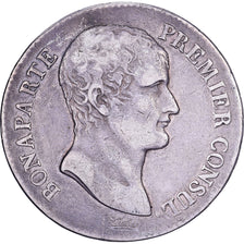 Francja, Bonaparte., 5 Francs, Premier Consul, An 12, Paris, Srebro, VF(30-35)