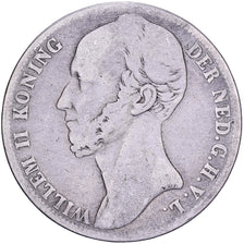 Netherlands, William II, Gulden, 1846, Utrecht, Silver, F(12-15), KM:66
