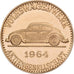 Niemcy, Token, Beetle, Aktiengesellschaft, 1964, Wolfsburg, Złoto, Volkswagen