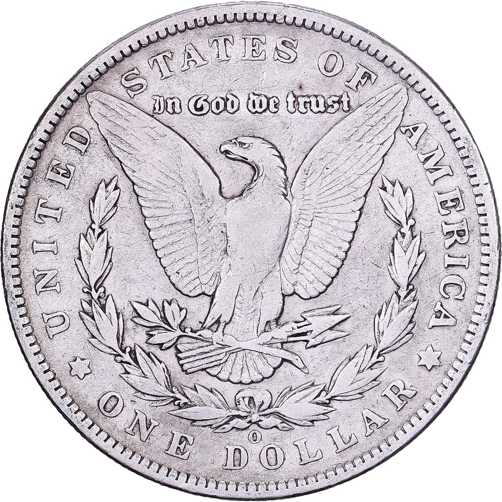 USA, Dollar, Morgan, 1885, New Orleans, Srebro, AU(50-53), KM:110