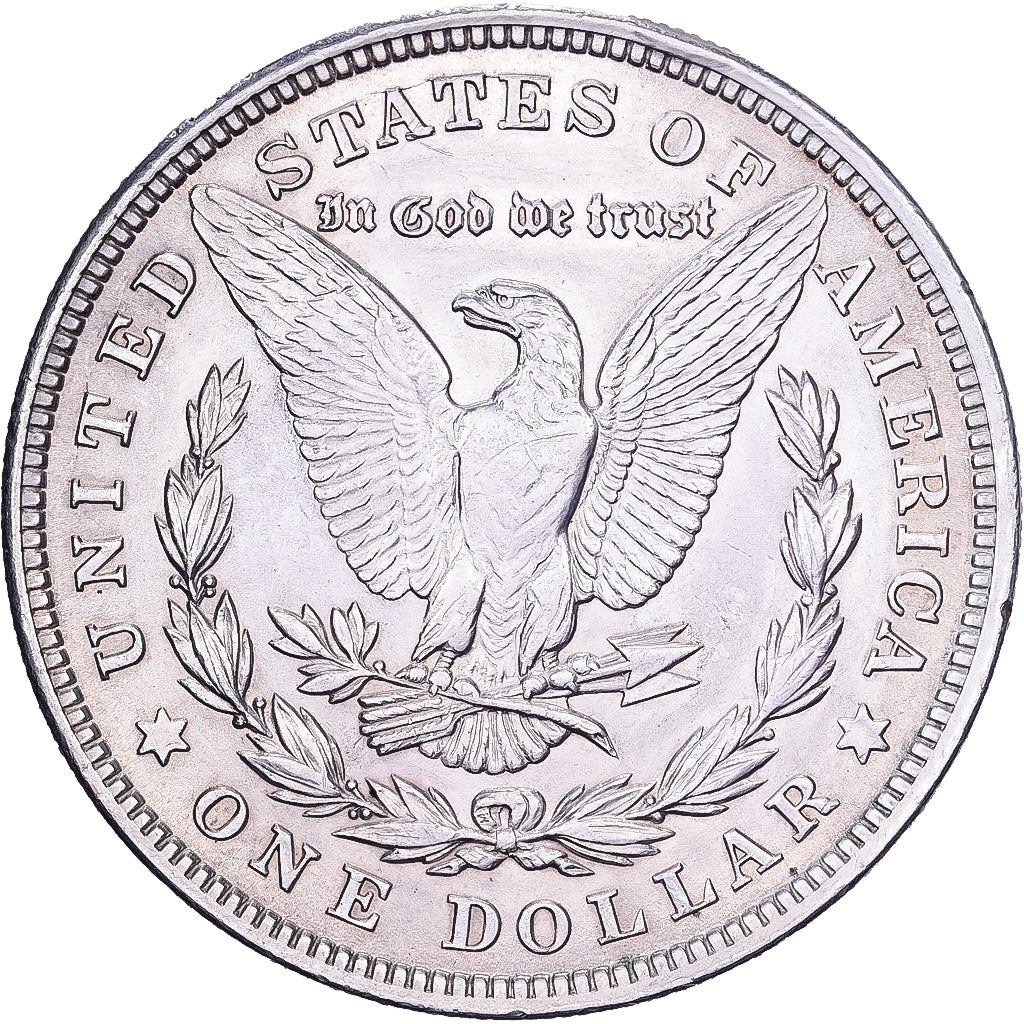 Stati Uniti, Dollar, Morgan, 1921, Philadelphia, Argento, BB+, KM:110