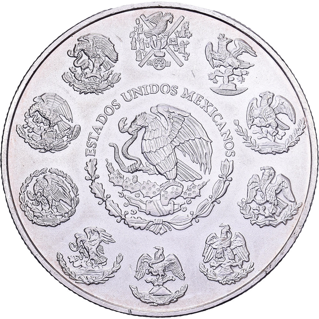 Mexico, Once, Libertad, 2012, Mexico City, Plata Pura, Srebro, AU(55-58), KM:639