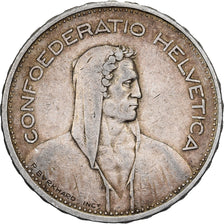 Svizzera, 5 Francs, Herdsman, 1932, Bern, Argento, BB+, KM:40