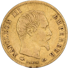Francia, Napoleon III, 5 Francs, 1857, Paris, Oro, MB+, Gadoury:1001, Le