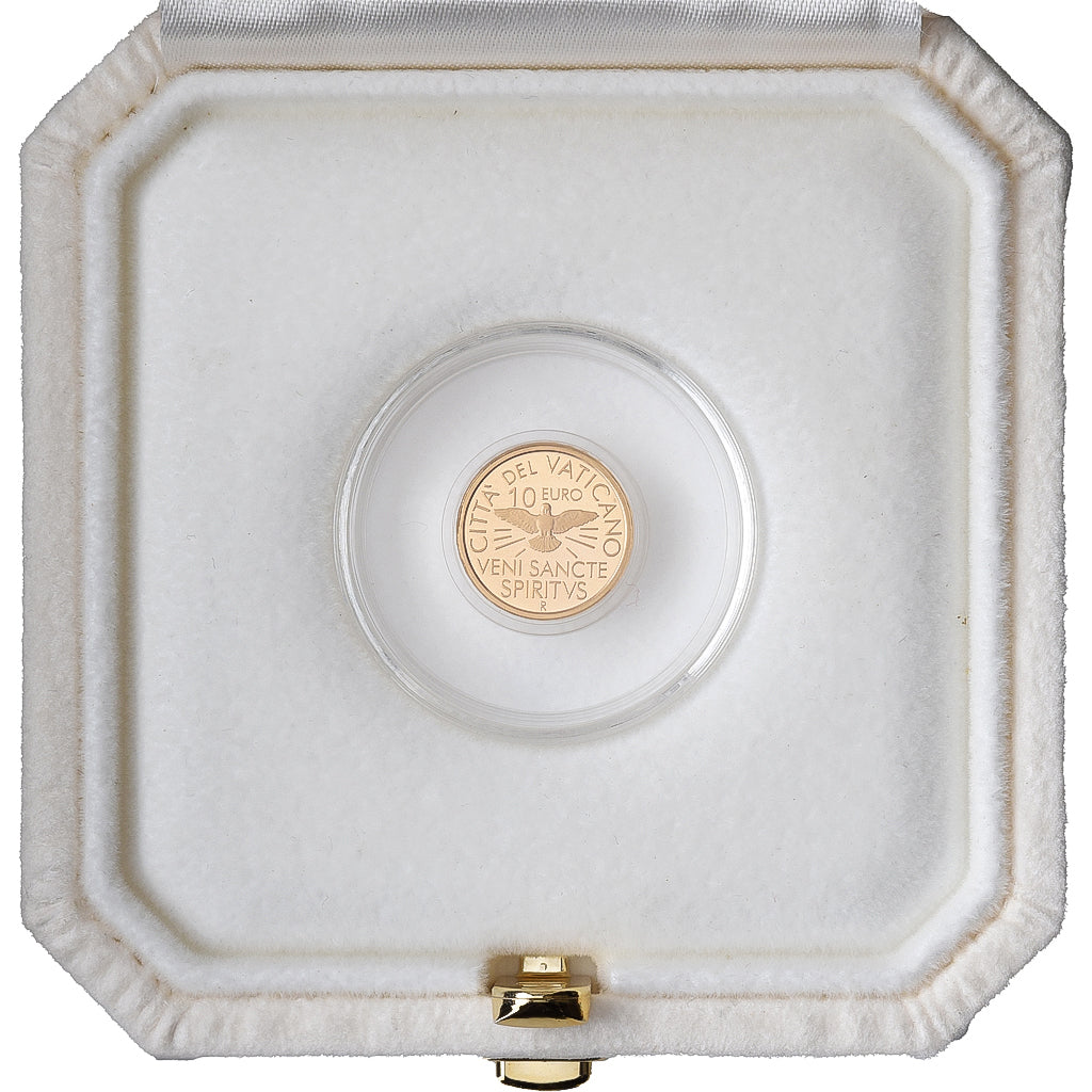 Vatican, 10 Euro, 2013, Rome, SEDE VACANTE MMXIII, Gold, MS(65-70)