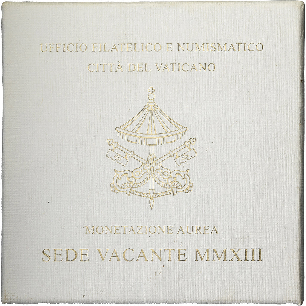 Vatican, 10 Euro, 2013, Rome, SEDE VACANTE MMXIII, Gold, MS(65-70)