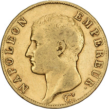 Francja, Napoleon I, 40 Francs, 1806, Paris, Złoto, EF(40-45), Gadoury:1082, Le