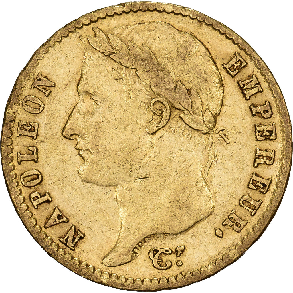 Frankrijk, Napoleon I, 20 Francs, 1811, Paris, Goud, ZF+, Gadoury:1025, Le