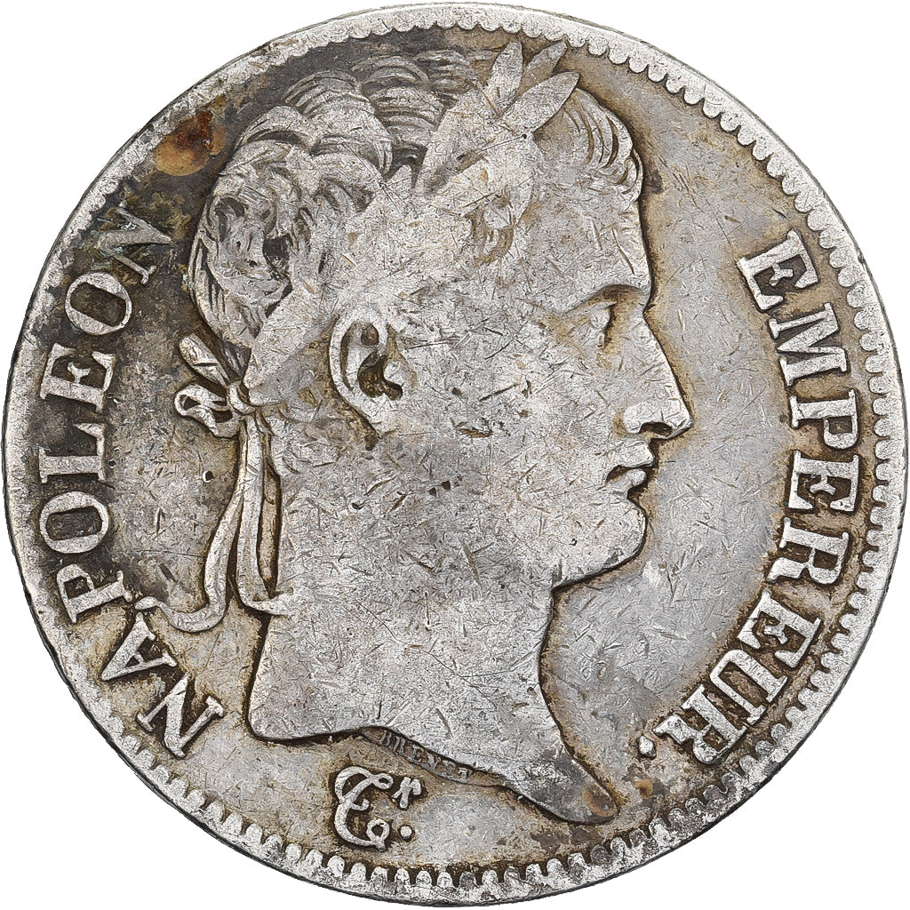 Frankreich, Napoleon I, 5 Francs, 1812, Perpignan, Silber, S+, Gadoury:584, Le