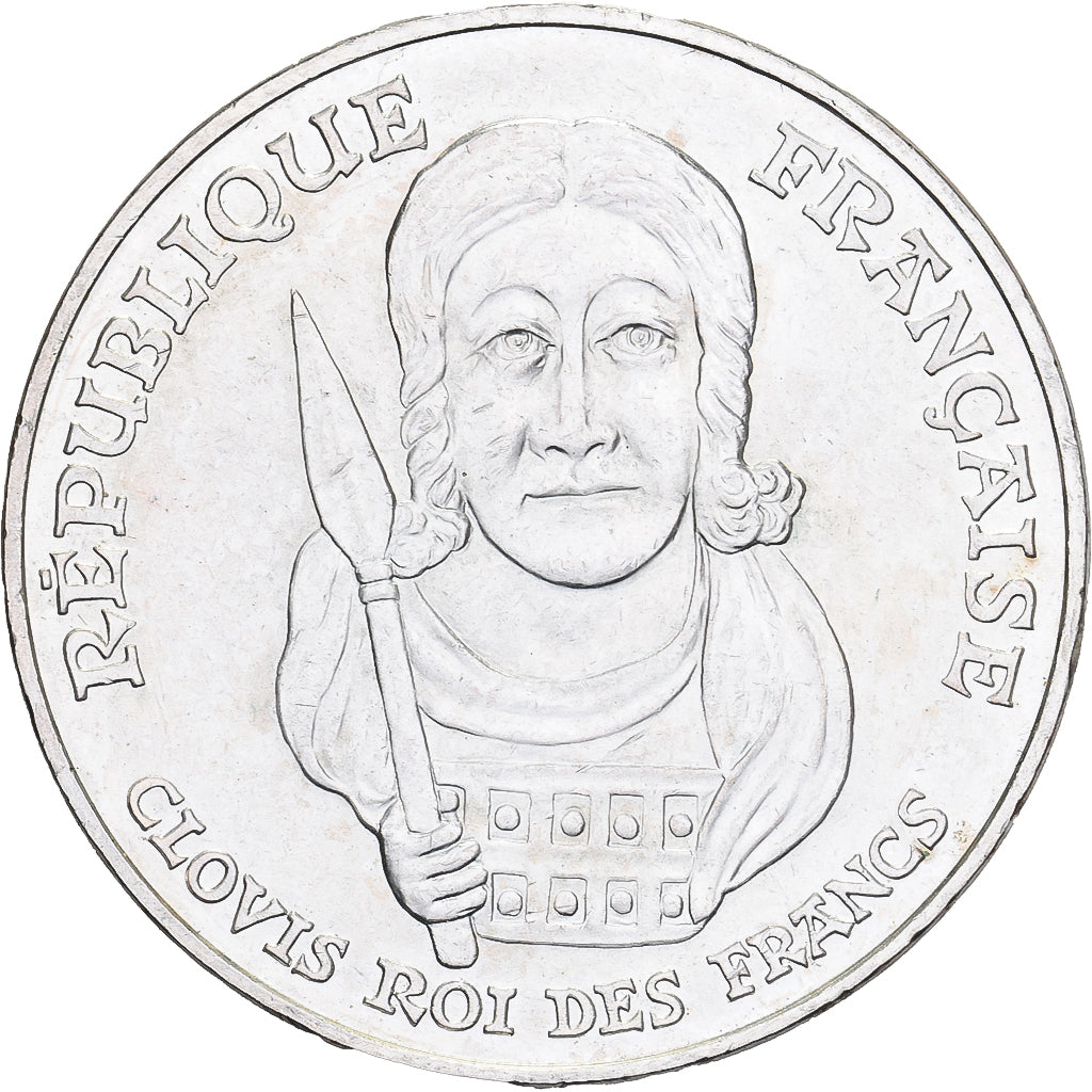 Francia, 100 Francs, Clovis, 1996, Paris, Argento, SPL, Gadoury:953, Le