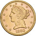 Verenigde Staten, 5 Dollars, Coronet Head, 1880, San Francisco, Goud, ZF+