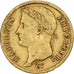 França, Napoleon I, 20 Francs, 1808, Paris, Dourado, AU(50-53), Gadoury:1024