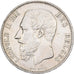 Belgien, Leopold II, 5 Francs, 1868, Brussels, Silber, VZ, KM:24