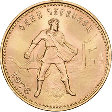 Rusland, Chervonetz, 1976, Goud, UNC-, KM:85