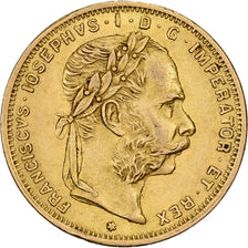 Austria, Francis Joseph I, 8 Florins, 1889, Vienna, Oro, BB, KM:2269