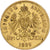 Austria, Francis Joseph I, 8 Florins, 1889, Vienna, Gold, EF(40-45), KM:2269