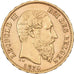 Belgium, Leopold II, 20 Francs, 1870, Brussels, Gold, MS(60-62), KM:37