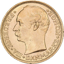 Dänemark, Frederik VIII, 20 Kroner, 1908, Copenhagen, Gold, VZ, KM:810
