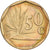 South Africa, 50 Cents, 1994, Centurion, Bronze Plated Steel, AU(55-58), KM:137