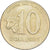 Paraguay, 10 Guaranies, 1990, Llantrisant, Nickel brass, AU(55-58), KM:178