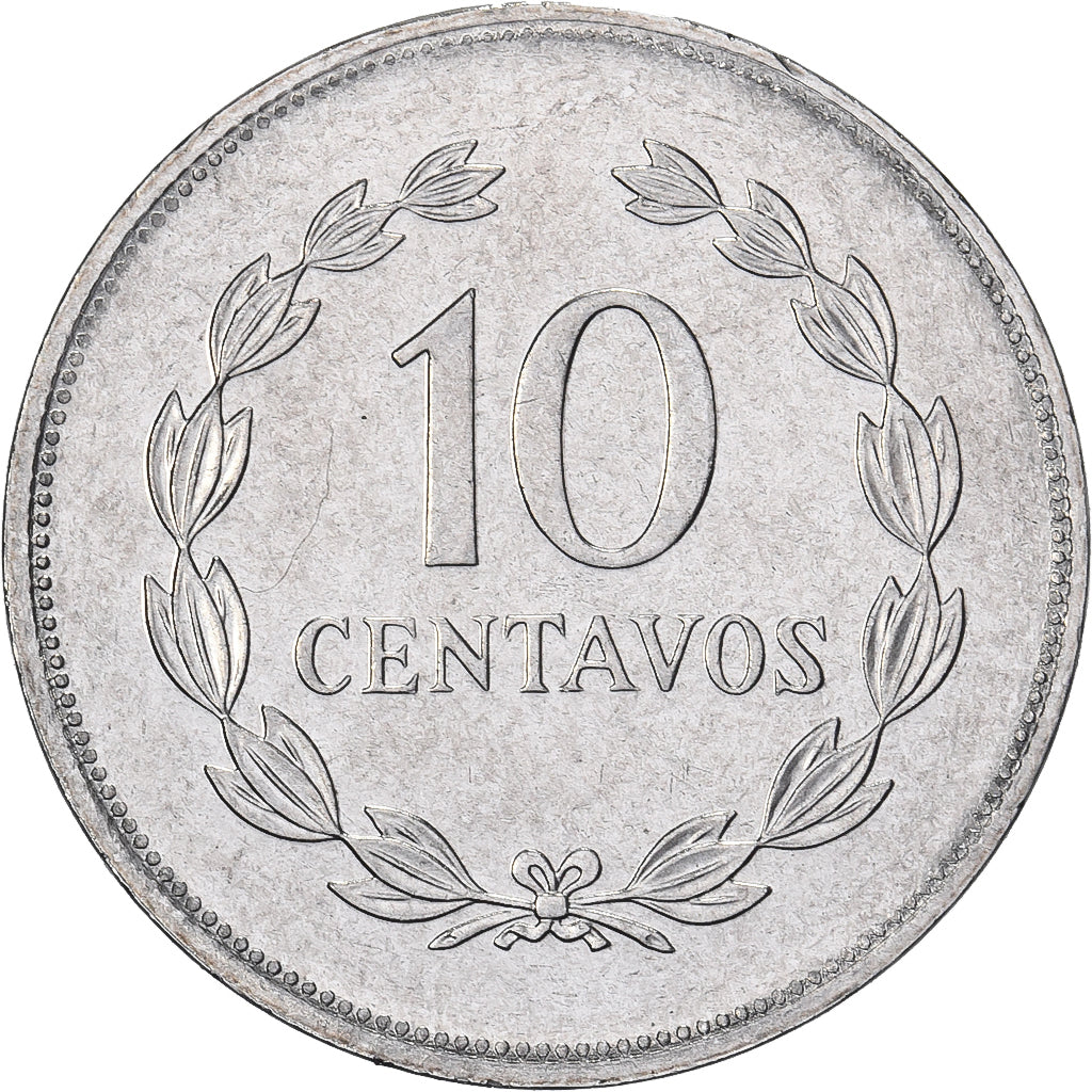 El Salvador, 10 Centavos, 1987, Acciaio inossidabile, FDC, KM:155