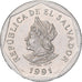 El Salvador, Colon, 1991, Acciaio ricoperto in nichel, FDC, KM:156a