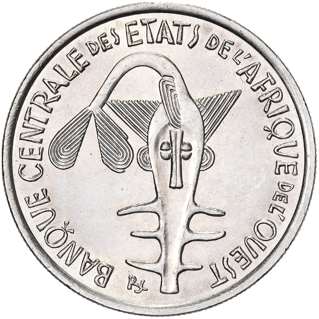 Estados del África Occidental, 100 Francs, 2002, Níquel, FDC, KM:4