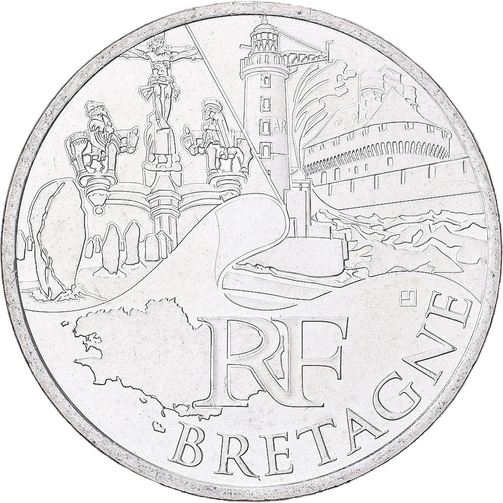 France, 10 Euro, 2011, Silver, MS(63)
