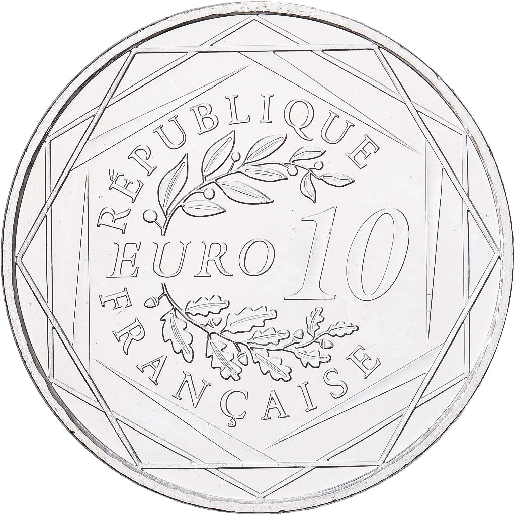 Francja, 10 Euro, Hercule, 2012, Paris, Srebro, MS(65-70)