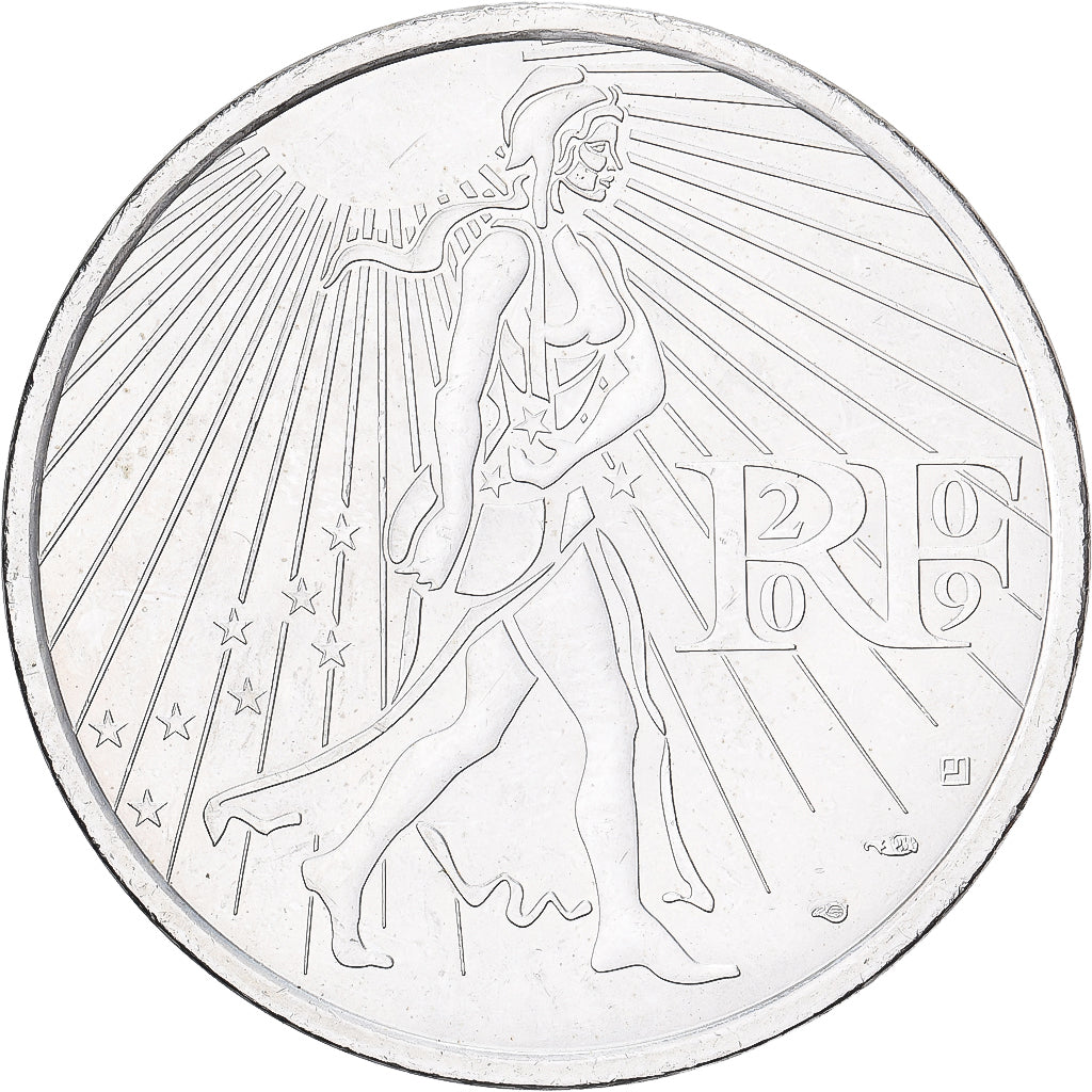 Francia, 25 Euro, 2009, SPL-, Argento, Gadoury:EU338, KM:1581