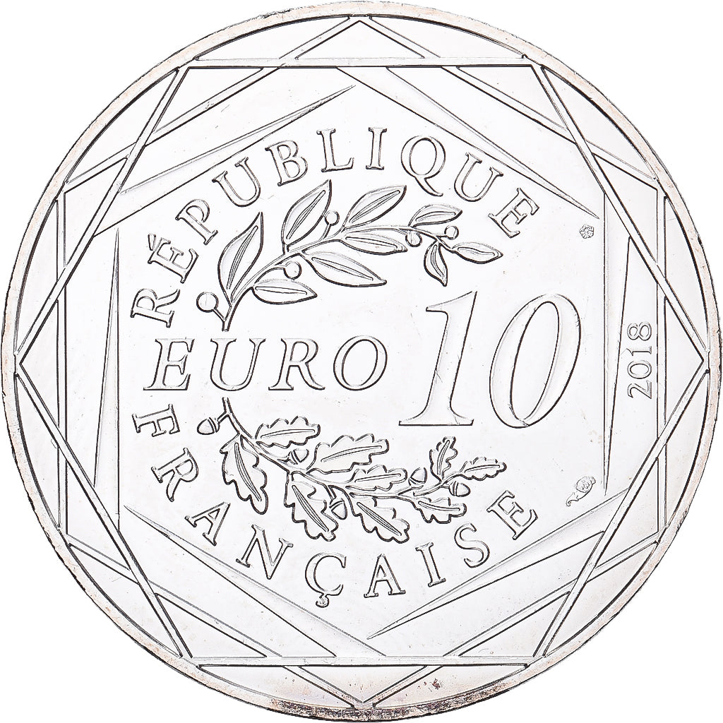 Frankreich, 10 Euro, Mickey Notre-Dame de Paris, 2018, Monnaie de Paris, Silber