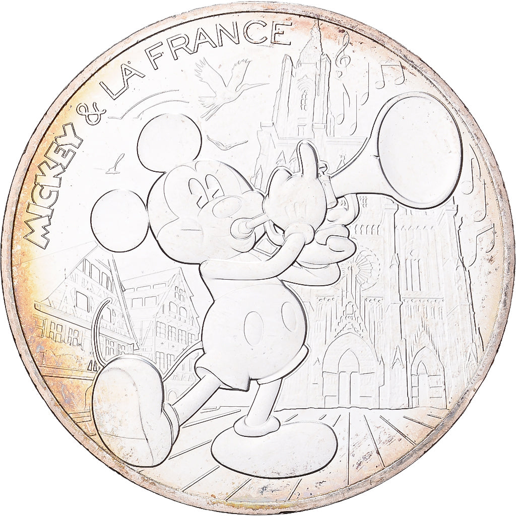 France, 10 Euro, Mickey Cathédrale de Strasbourg, 2018, Monnaie de Paris