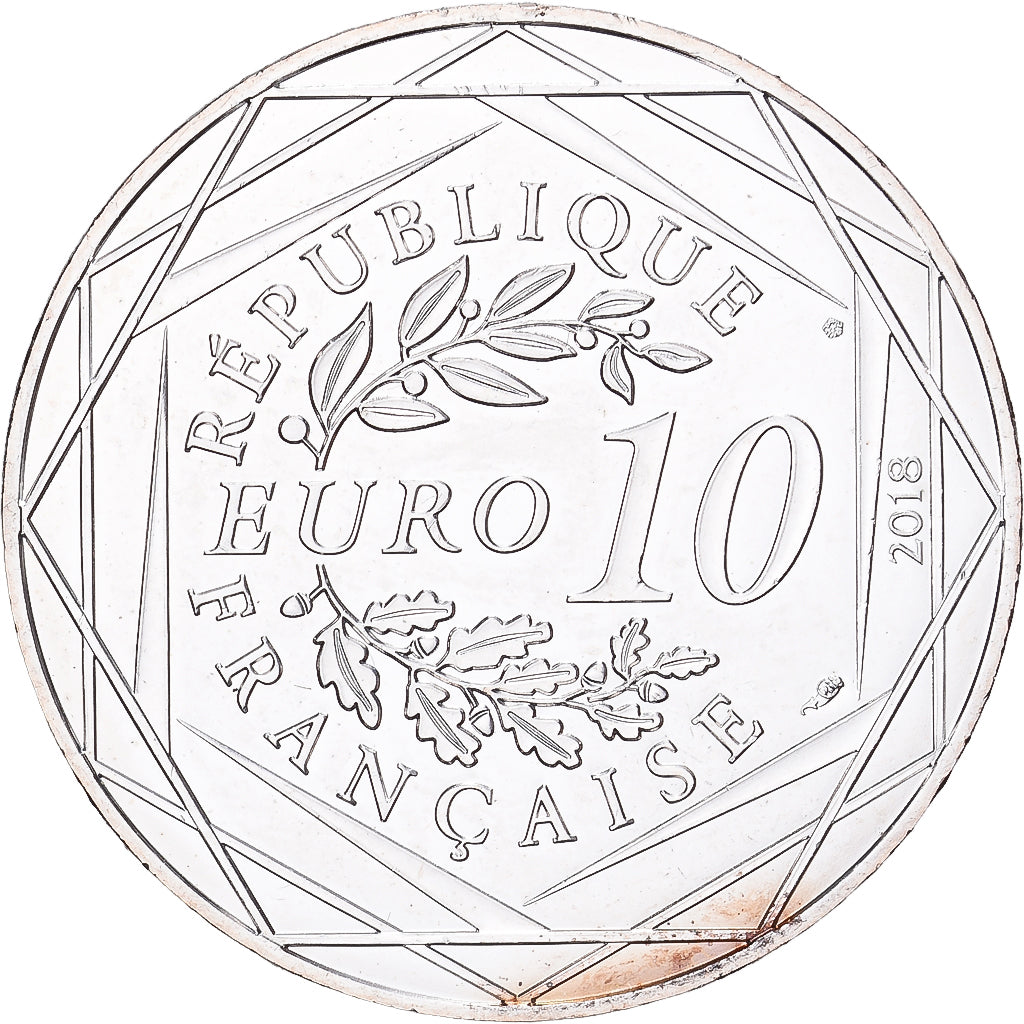 Francia, 10 Euro, Monnaie de Paris, 2018, Paris, Argento, SPL
