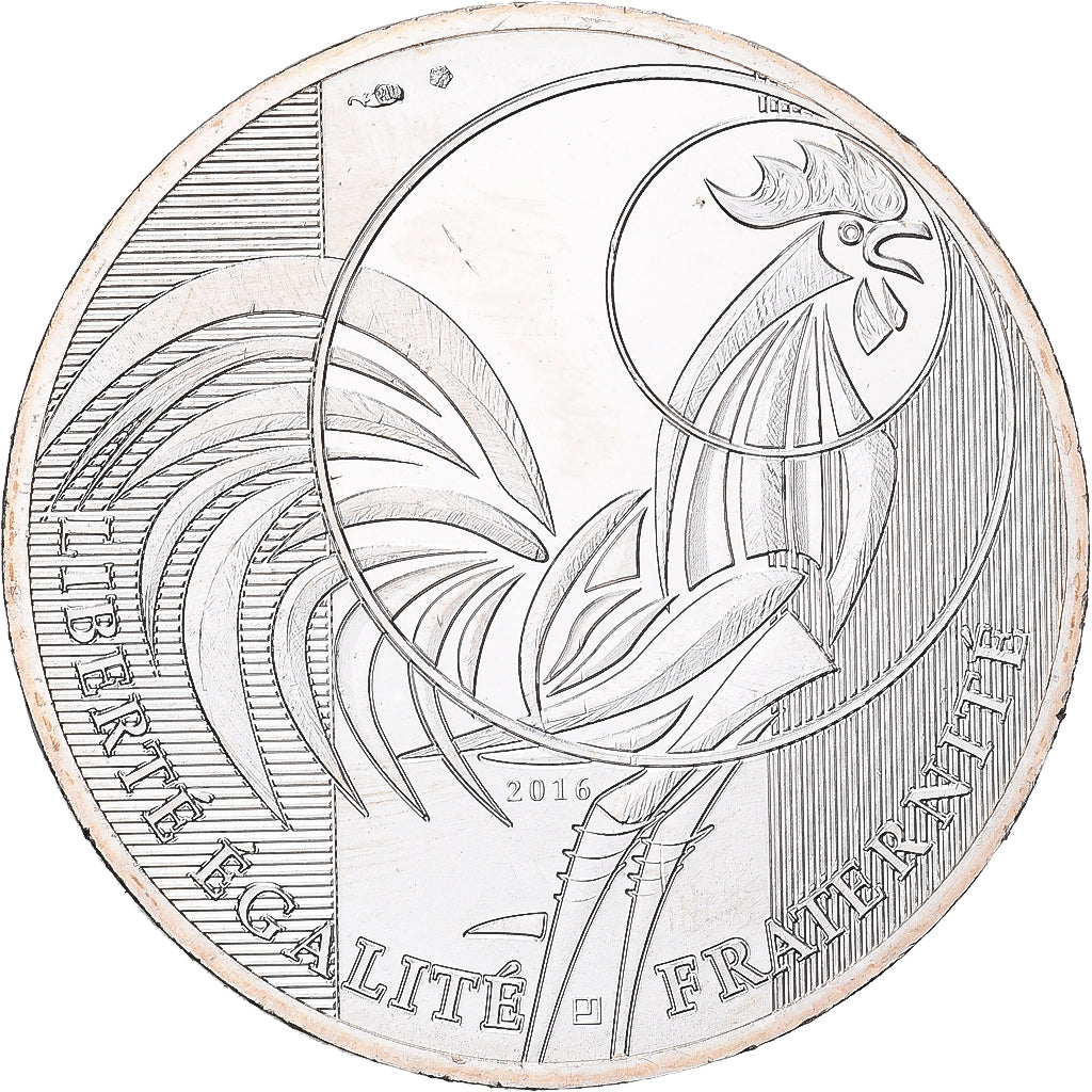 France, 10 Euro, 2016, Argent, SUP+, Gadoury:EU797