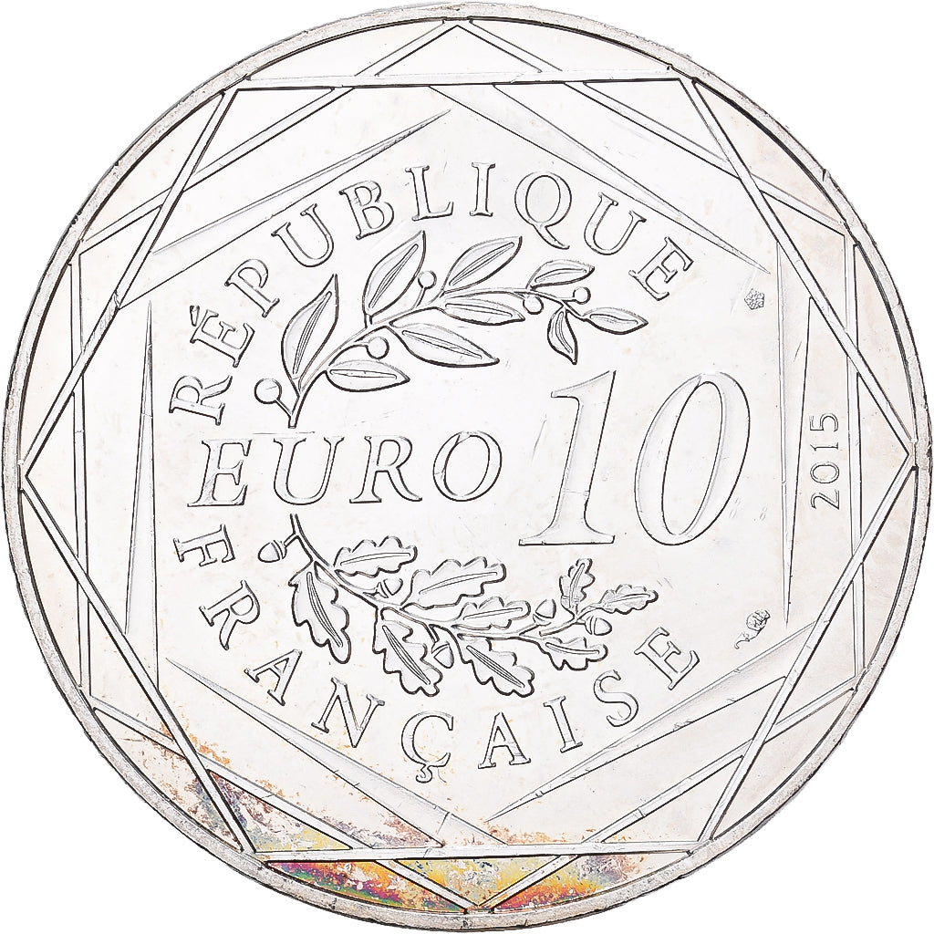 Francia, 10 Euro, Monnaie de Paris, 2015, Paris, Argento, SPL