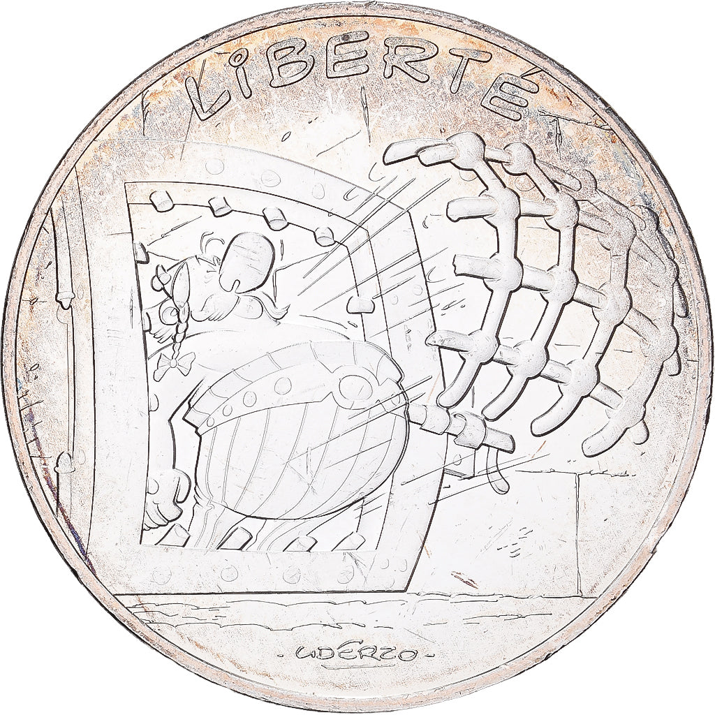 France, Monnaie de Paris, 10 Euro, Astérix Liberté (La serpe d'or), 2015