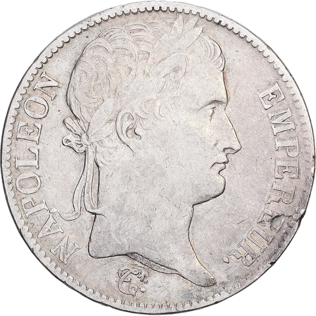 Francia, 5 Francs, Napoléon I, 1812, Bordeaux, Plata, BC+, Gadoury:584