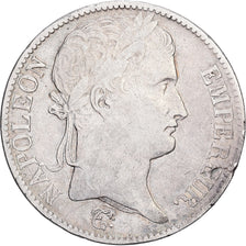Francia, 5 Francs, Napoléon I, 1812, Bordeaux, Plata, BC+, Gadoury:584