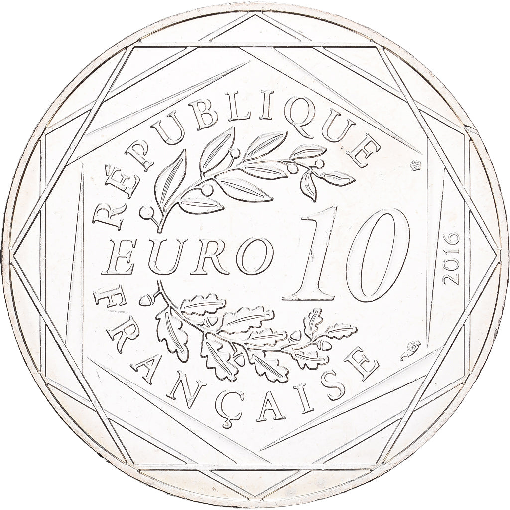 France, 10 Euro, 2016, Paris, Argent, SUP+