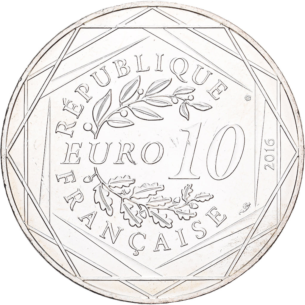 France, 10 Euro, Petit Prince, N°07/24, 2016, Silver, MS(60-62)