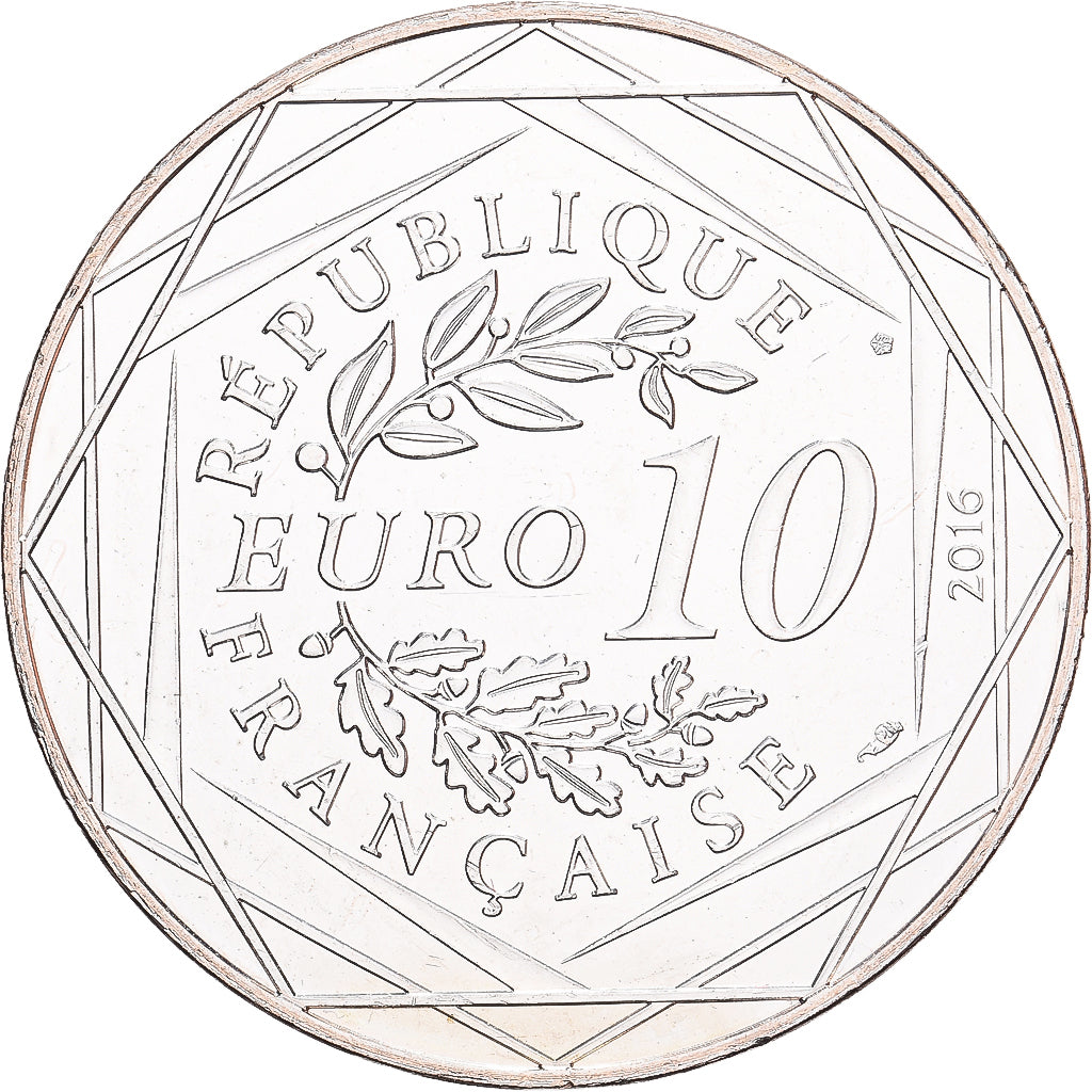Francia, 10 Euro, Le Petit Prince et les peintres, 2016, SC, Plata
