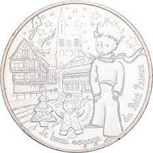France, 10 Euro, Le Petit Prince au marché de Noël, 2016, MS(63), Silver