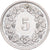 Svizzera, 5 Rappen, 1967, Bern, Nichel, BB+, KM:26b