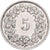 Svizzera, 5 Rappen, 1933, Bern, Nichel, BB+, KM:26b