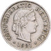 Zwitserland, 5 Rappen, 1931, Bern, Nickel, ZF, KM:26b