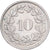 Suiza, 10 Rappen, Libertas, 1969, Bern, Cobre - níquel, MBC+, KM:27