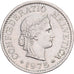 Suiza, 10 Rappen, Libertas, 1975, Bern, Cobre - níquel, MBC+, KM:27