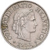 Suiza, 10 Rappen, Libertas, 1951, Bern, Cobre - níquel, MBC, KM:27