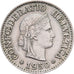 Suiza, 10 Rappen, Libertas, 1950, Bern, Cobre - níquel, EBC, KM:27