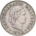 Suiza, 10 Rappen, Libertas, 1943, Bern, Cobre - níquel, MBC+, KM:27